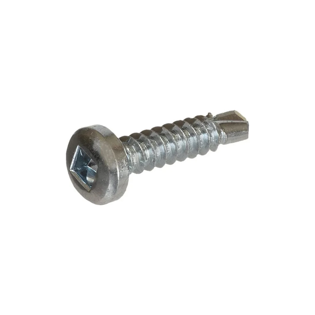 Șurub autoforant cap bombat Robertson SQ2 DIN7504 4,2x13mm oțel zincat Kramp 7504NR4213P200