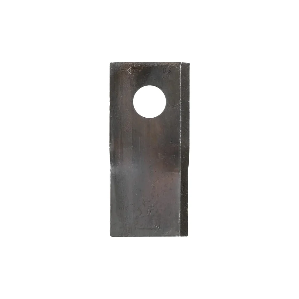 Lamă cositoare stânga 106x49x4mm orificiu 19mm pachet 25 buc. potrivită pentru Kongskilde JF/Stoll 8113800064