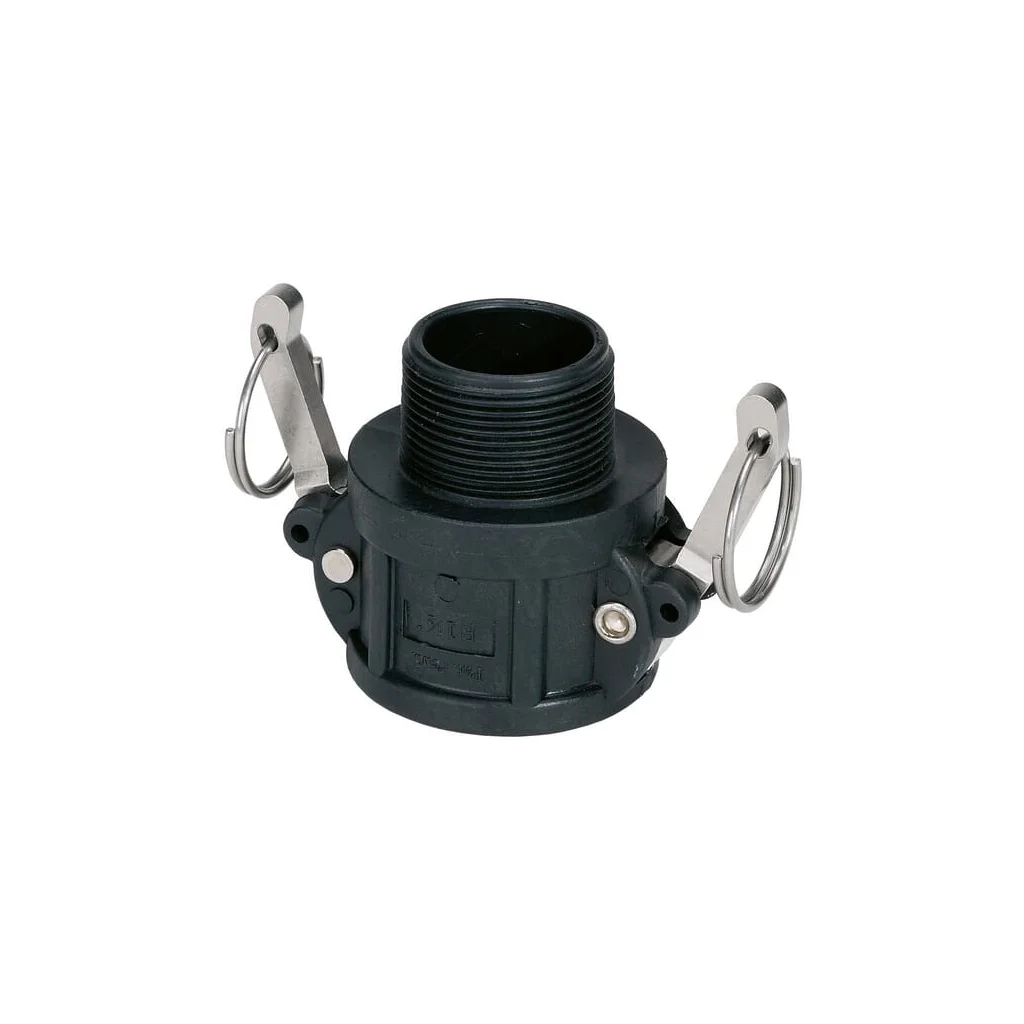 Cuplă Camlock tip B 2", filet tată, polipropilenă 8034402