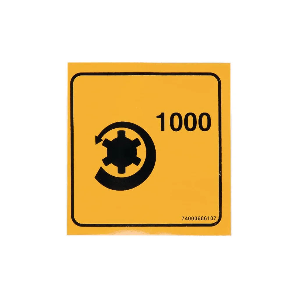 Autocolant 1000 Rpm 74000666107
