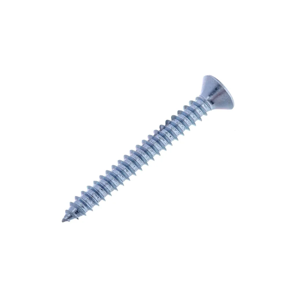 Șurub pentru tablă autofiletant cap înecat în cruce PZ2 DIN7982C 4,2x38mm oțel zincat Kramp 7982C4238P200
