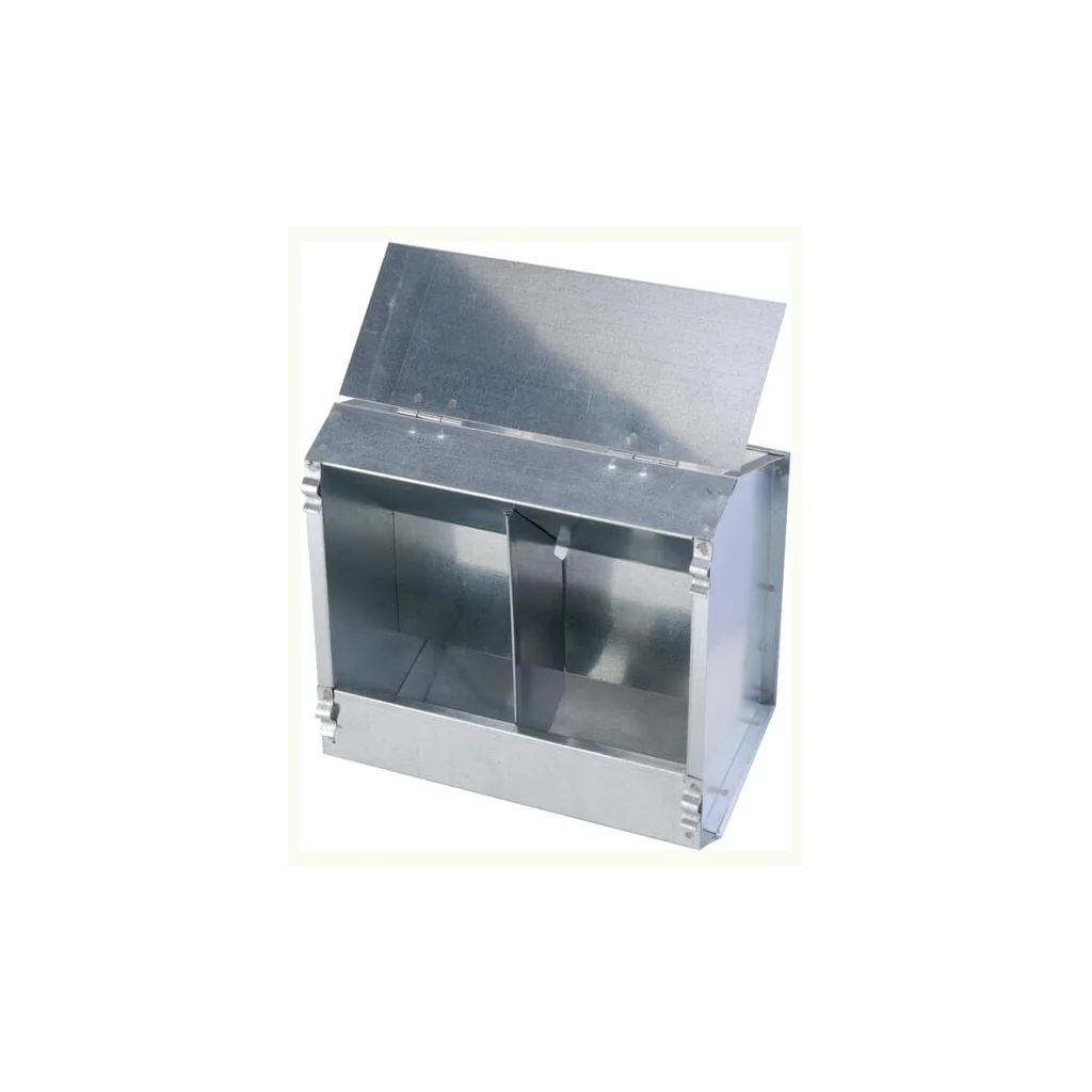 Alimentator galvanizat dublu pentru iepuri 740134A