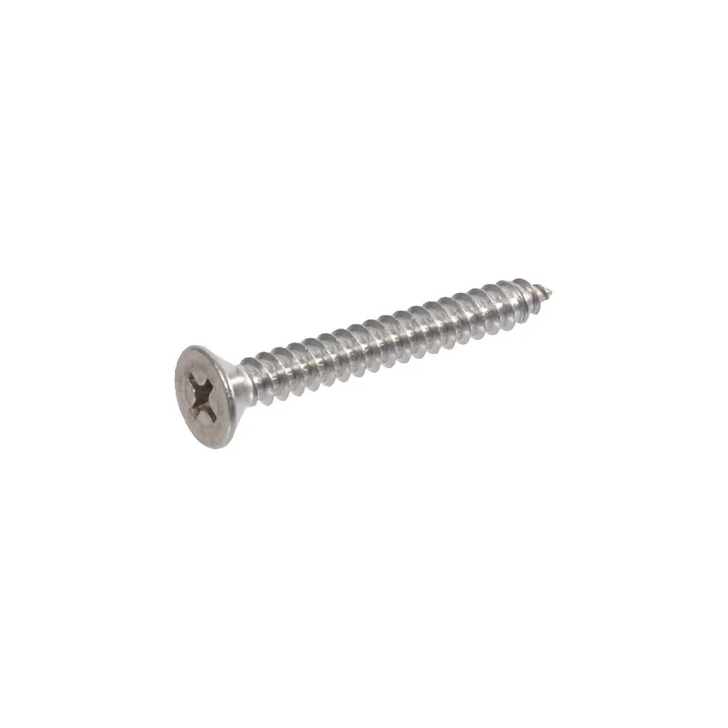 Șurub pentru tablă autofiletant cap înecat în cruce PZ3 DIN7982C 6,3x50mm oțel inoxidabil A2 Kramp 7982C6350RVSP100