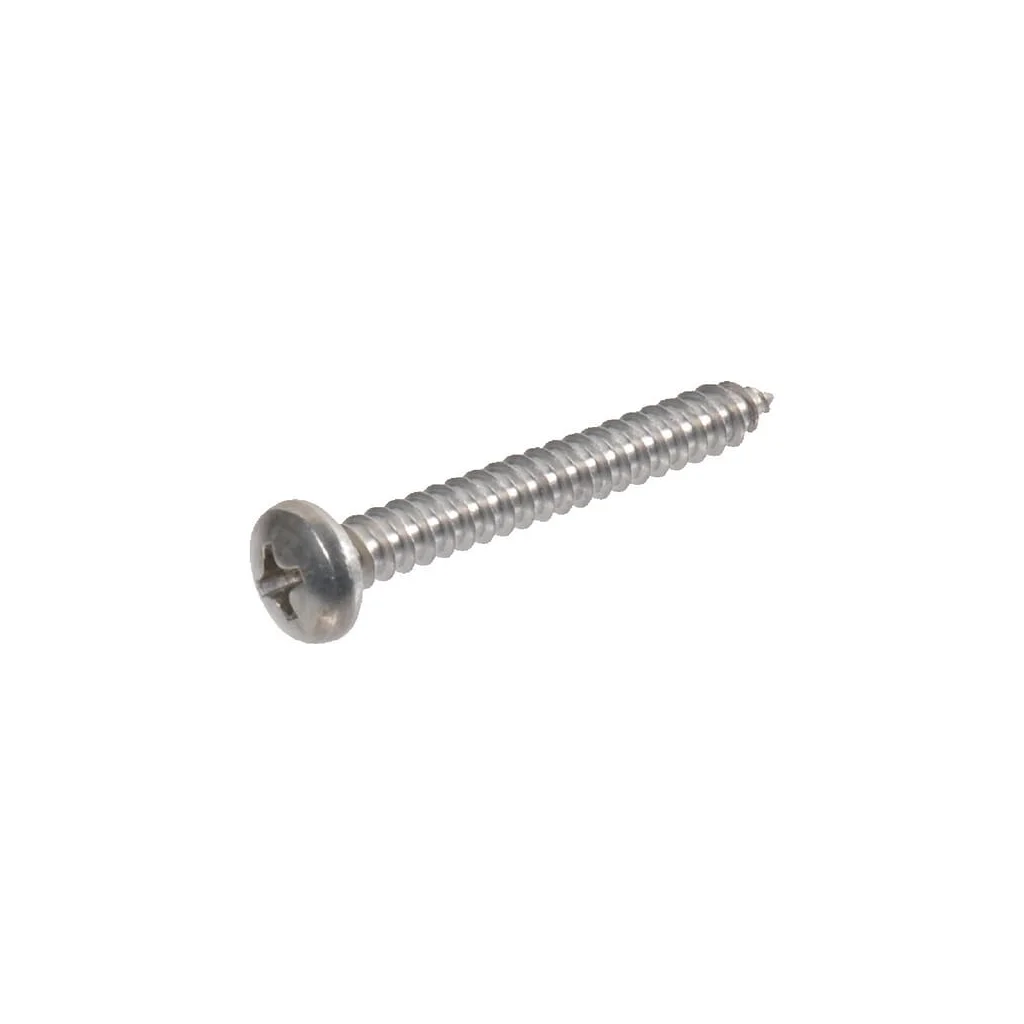 Șurub pentru tablă autofiletant cap bombat în cruce PH2 DIN7981C 4,8x38mm oțel inoxidabil A2 Kramp 7981C4838RVSP100