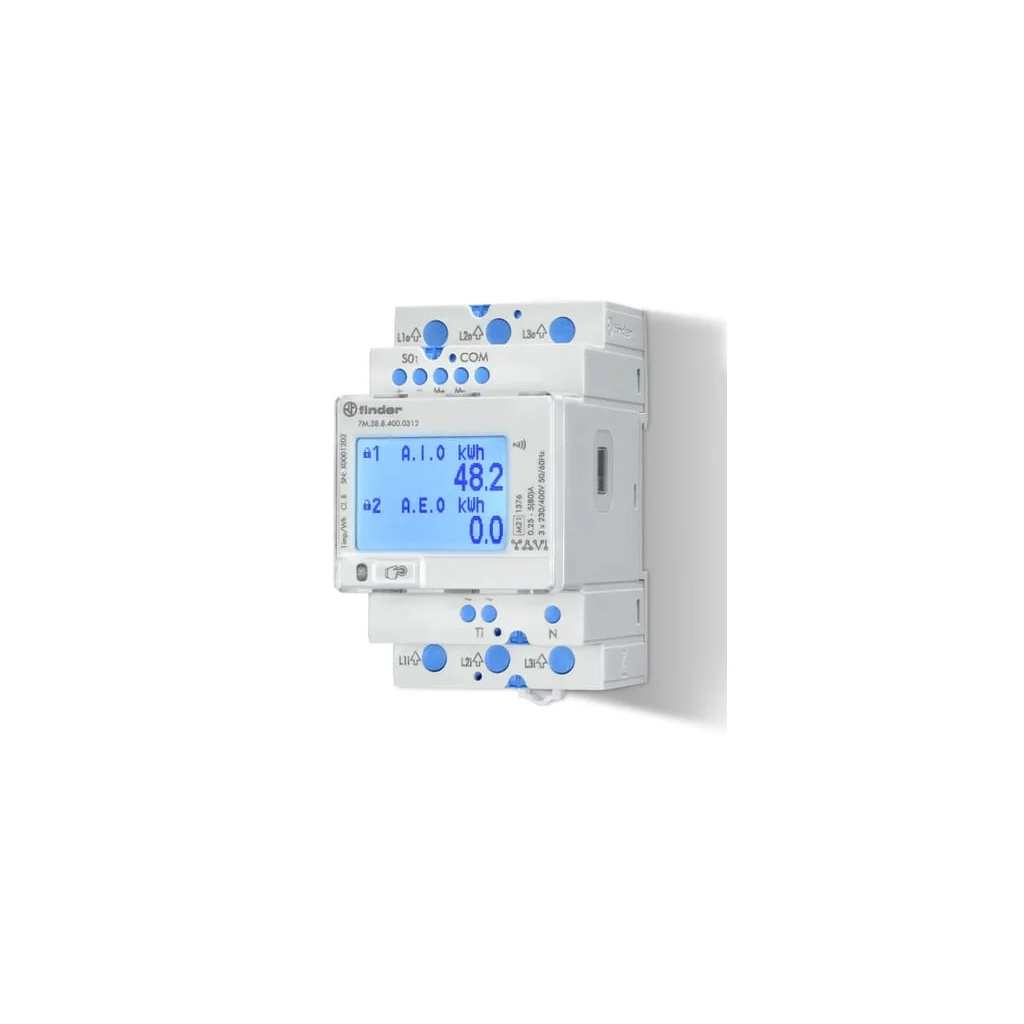 Contor de energie, trifazat 80A LCD 2S0+IR+NFC 7M3884000112