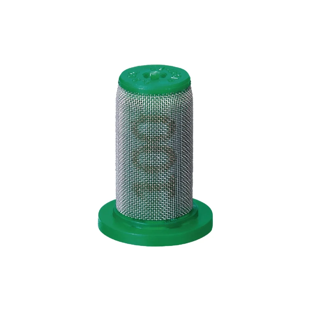 Filtru duză din oțel inoxidabil verde cu 100 ochiuri, TeeJet 8079PP100
