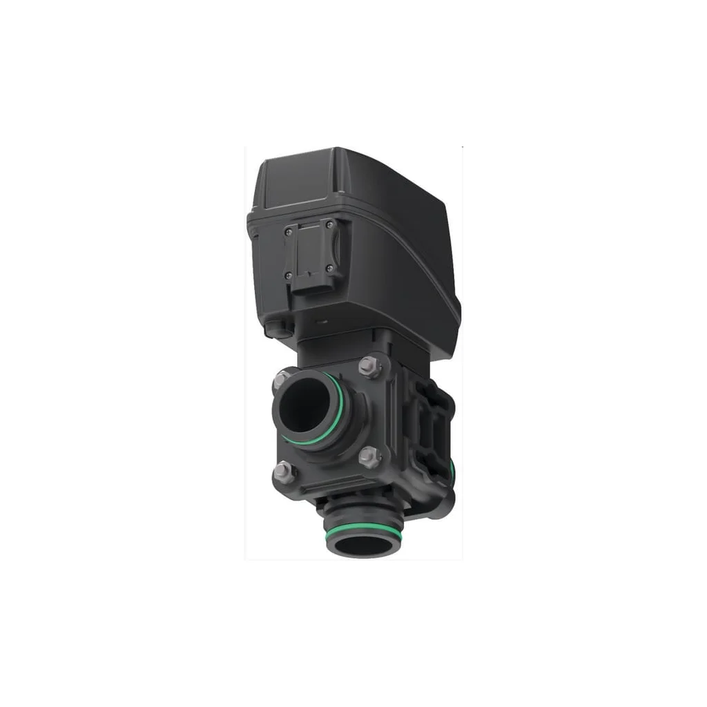 Robinet electric cu bilă cu 3 căi, cu montare inferioară, filet de 9 mm, control CAN-J1939 853D27S99