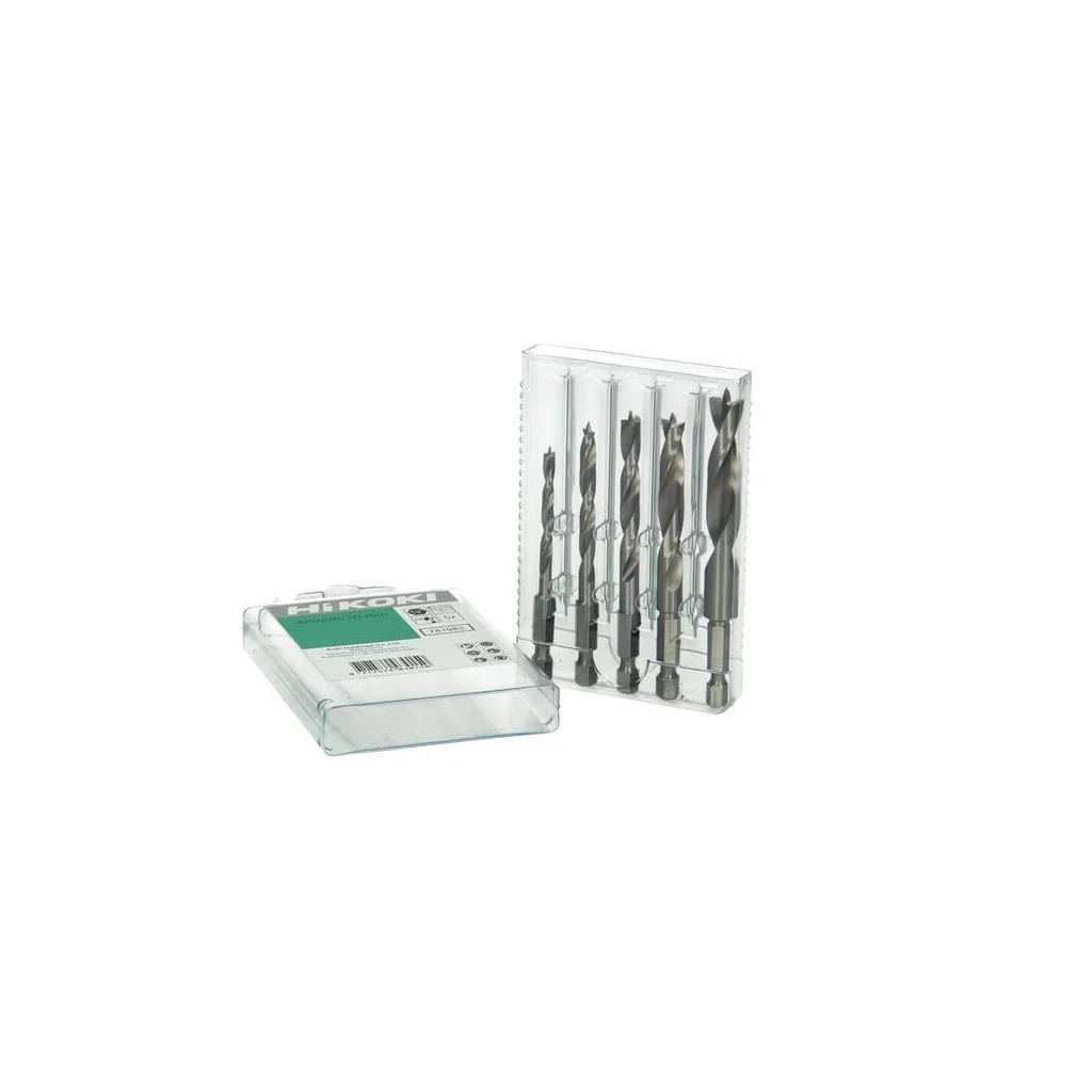 Set burghie elicoidale pentru lemn, 5 buc, 1/4" 781983