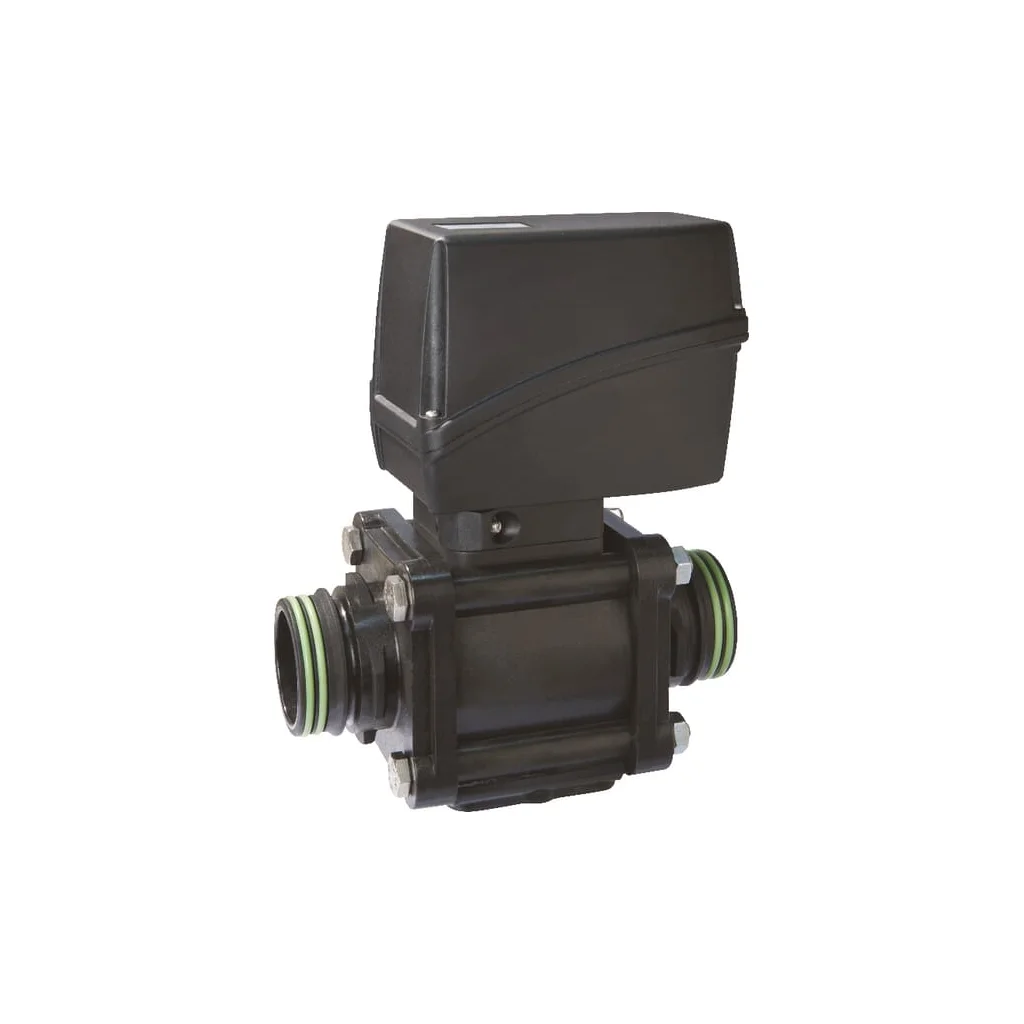 Robineți electrici cu bilă cu 2 căi, cu cuplaje furcă 853T04S55