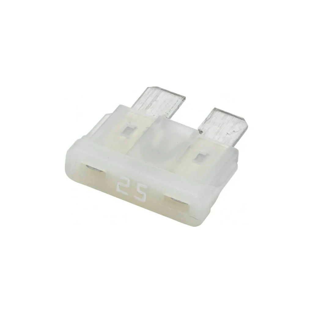 Set siguranțe auto standard 12V 25A lungime 18,8mm ambalaj 10 buc alb Hella 8JS711683122