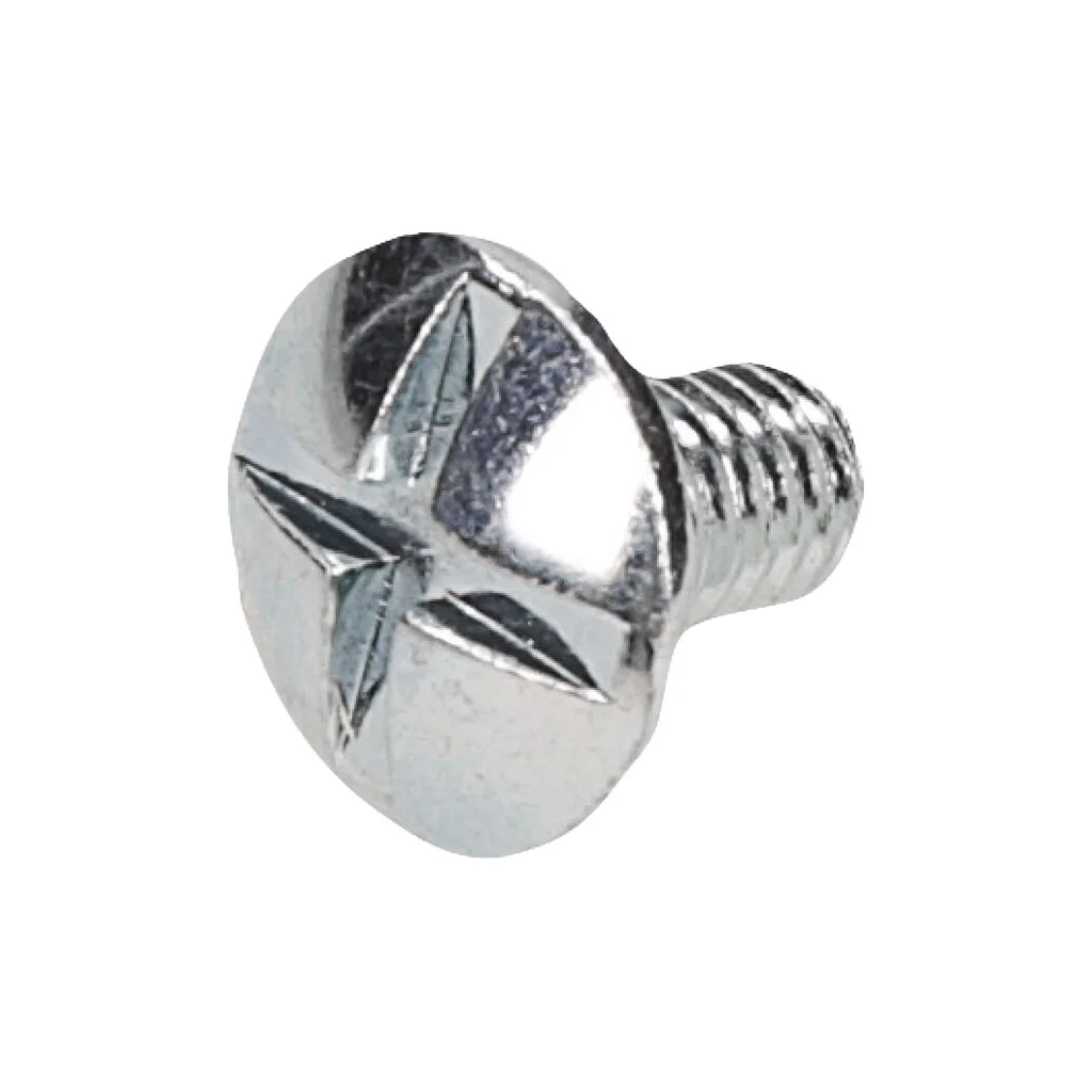 Șurub cap rotund crestat DIN88107 M6x1x10mm oțel placat cu zinc grupa 4.6 Kramp 88107610