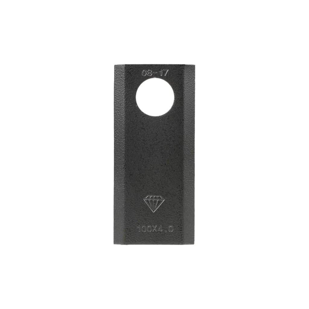 Lamă cositoare stânga/dreapta 100x40x4mm orificiu 21mm pachet 25 buc. potrivită pentru Massey Ferguson 878104M2KR