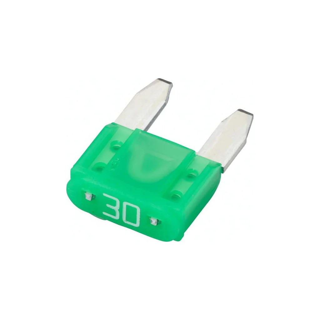 Set siguranțe auto mini 30A lungime 10,9mm ambalaj 50 buc verde Hella 8JS728596171