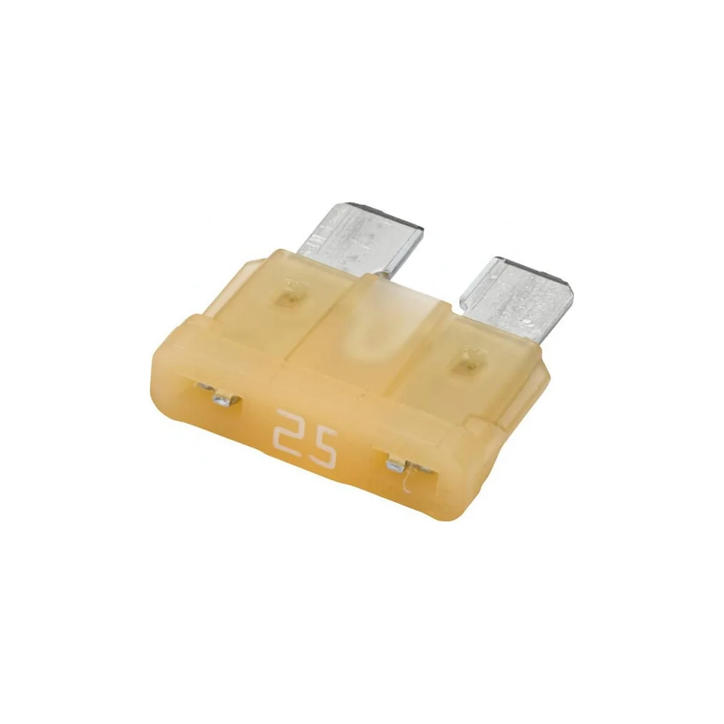 Set siguranțe auto standard 32V 25A lungime 18,54mm ambalaj 50 buc alb Hella 8JS711689002