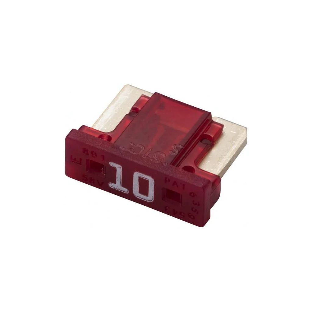 Set siguranțe auto mini cu profil redus 10A lungime 8,4mm ambalaj 5 buc roșu Hella 8JS728596312