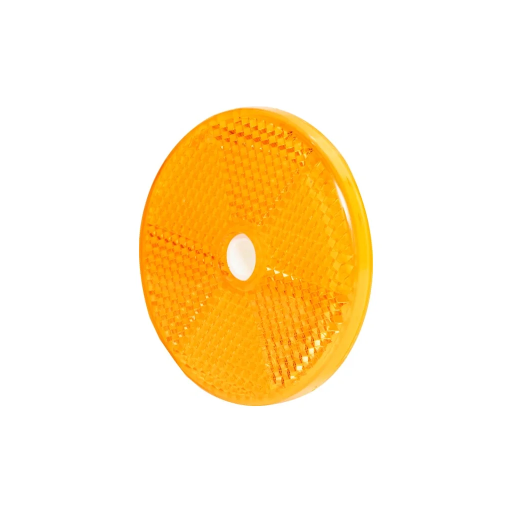 Reflectorizant rotund portocaliu cu șurub Ø 60mm 8RA002014251