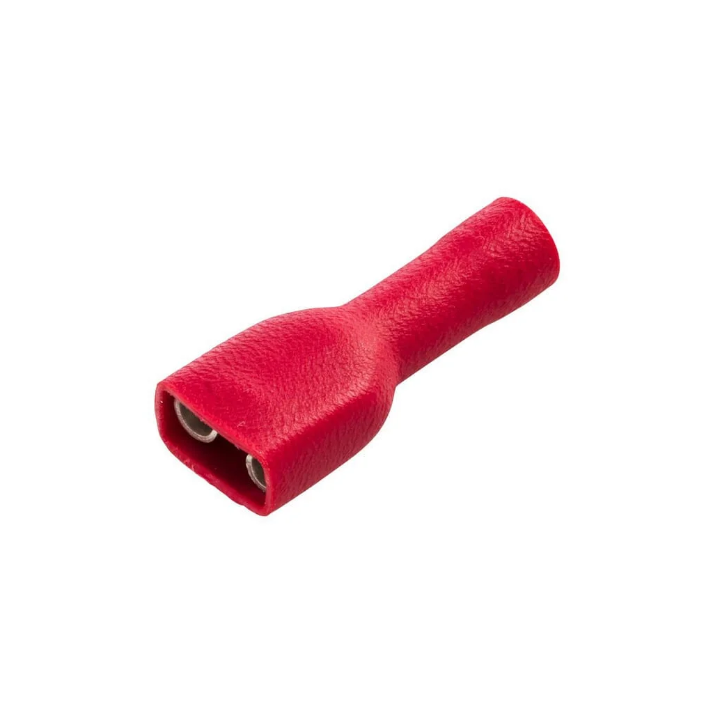 Bucşă ştecher plat roșie 0,5-1 mm 8KW708373003