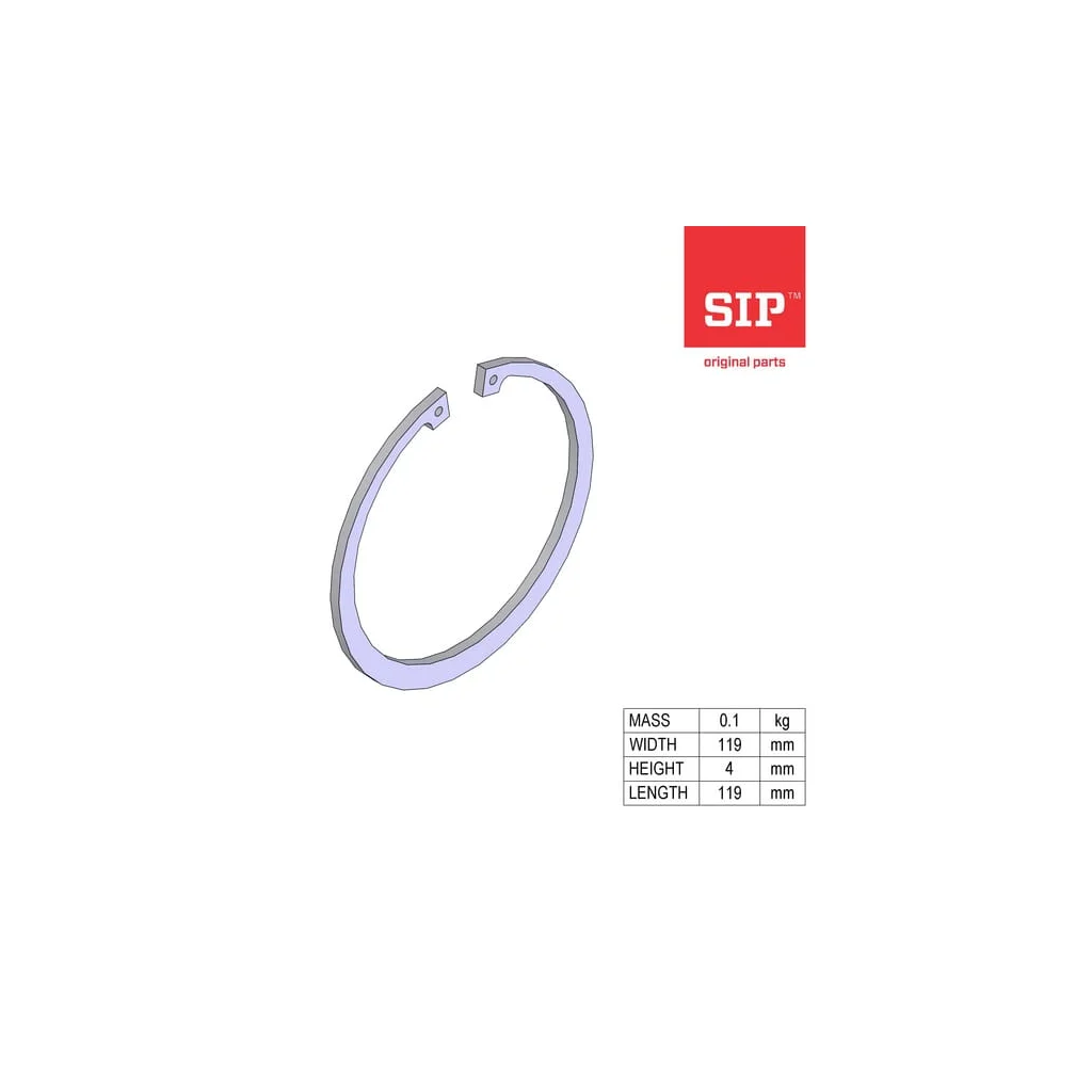 Circlip 115x4 -DIN 472 910091000