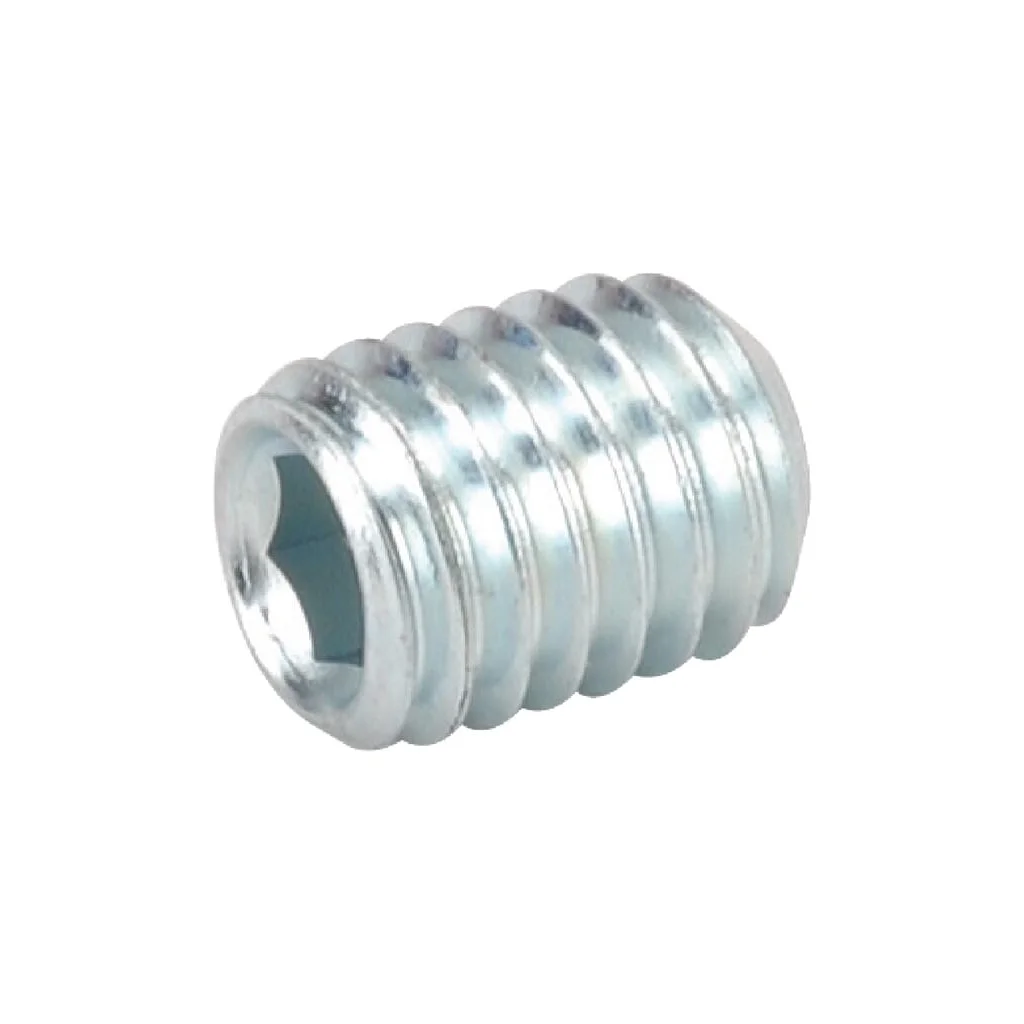 Știft filetat orificiu hexagonal cu vârf cupă DIN916 M8x1,25x10mm oțel zincat grupa 45H 25 buc. Kramp 916810P025