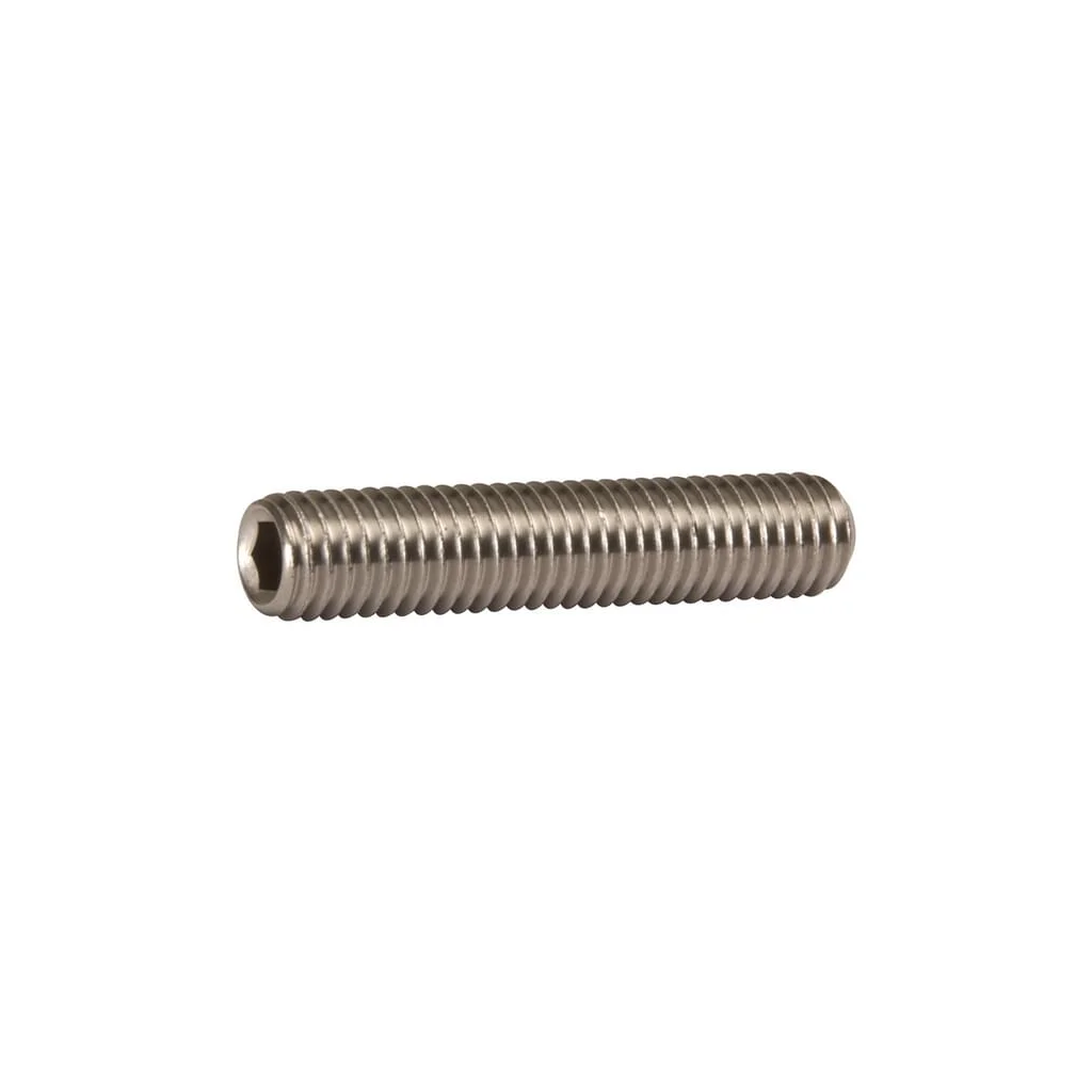 Știft filetat orificiu hexagonal cu vârf cupă DIN916 ISO4029 M12x1,75mm / 16mm oțel inoxidabil Kramp 9161216RVS