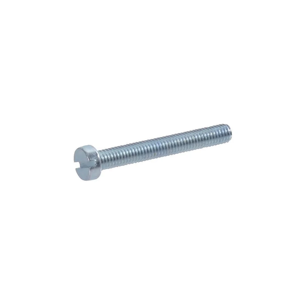 Șurub cap bombat crestat DIN85 ISO1580 M6x1mm oțel placat cu zinc Kramp 85645P100