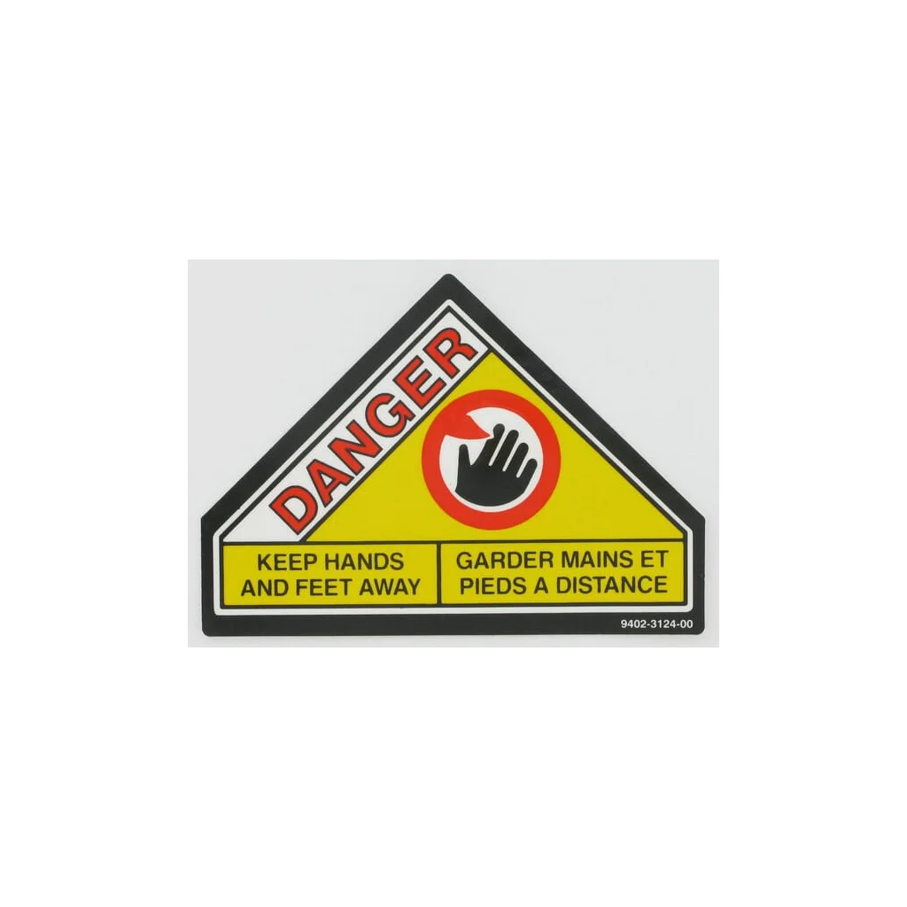 Autocolant pericol 9402312400