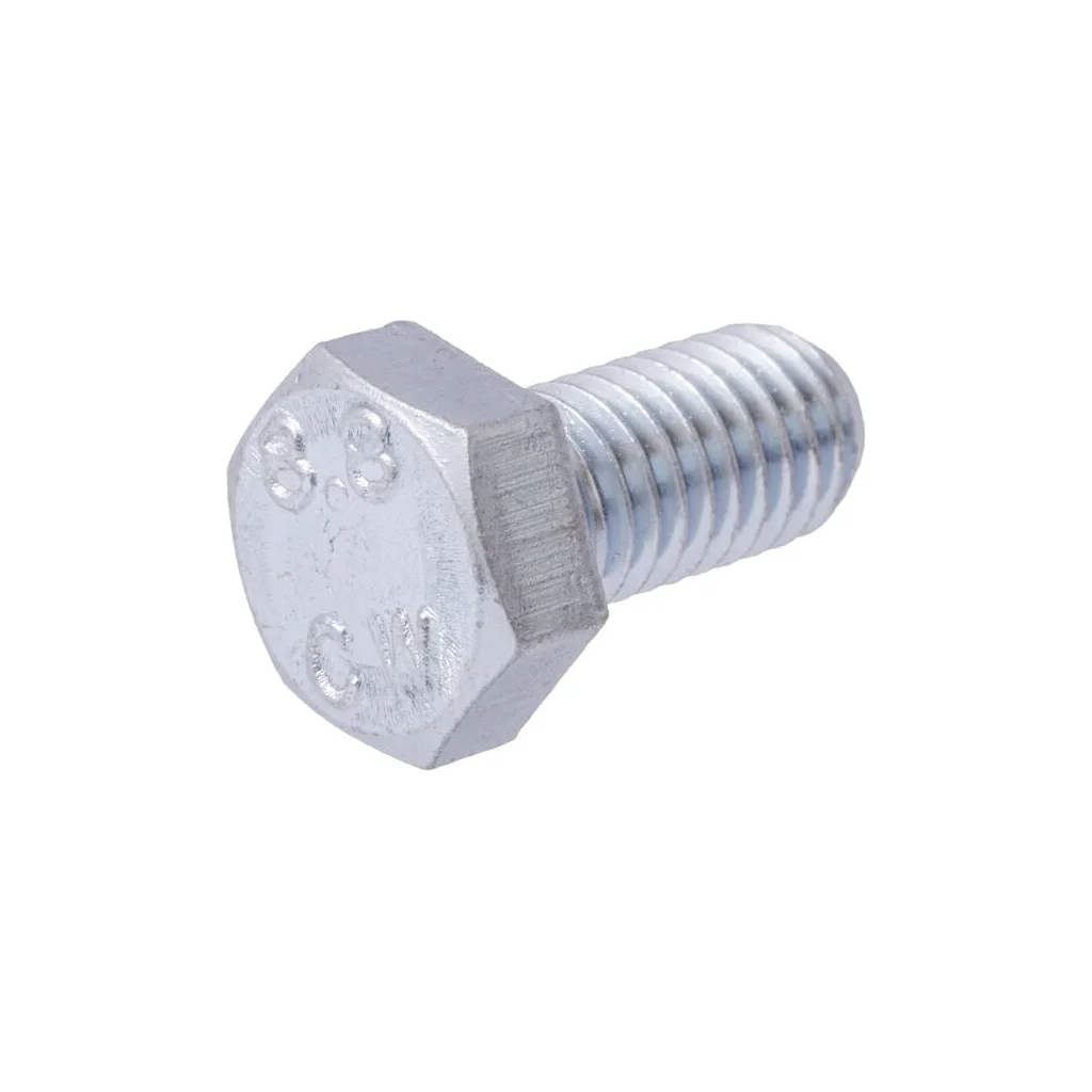 Șurub cap hexagonal filet total DIN933 M8x1,25x16mm oțel zincat grupa 8.8 Kramp 933816