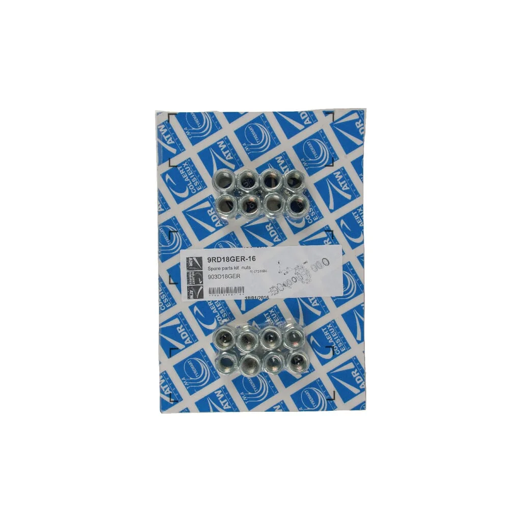 Set piulițe roată M18x1,50, oțel, ADR 9RD18GER16