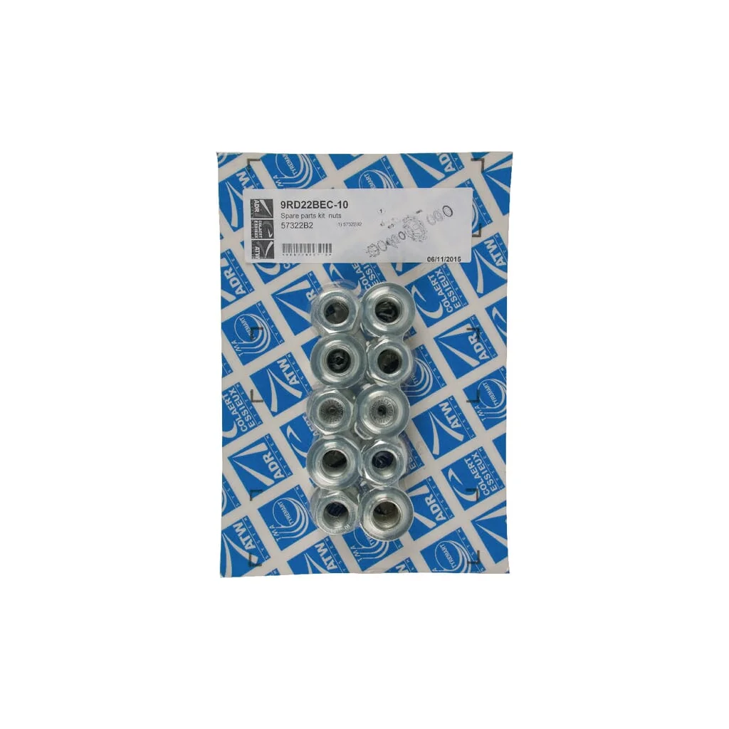 Set piulițe roată M22x1,50, oțel 9RD22BEC10