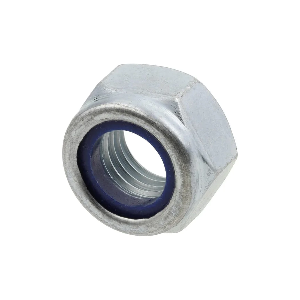 Piuliță hexagonală autoblocantă joasă cu inserție plastic DIN985 M12x1,5mm oțel zincat grupa 10 Kramp 985121510