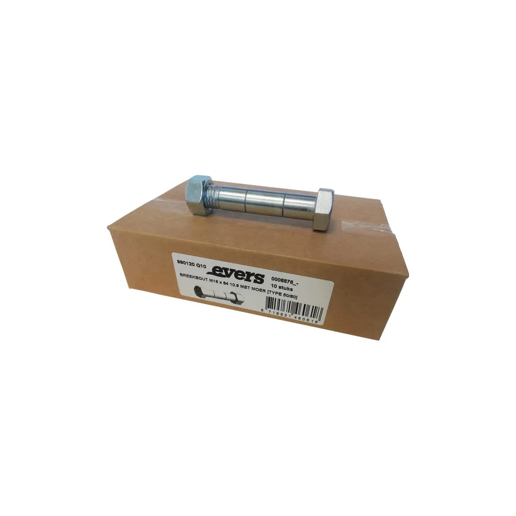 Șurub de forfecare cu piuliță (10x) M16x84 10.9 TIP 50/60 990120Q10