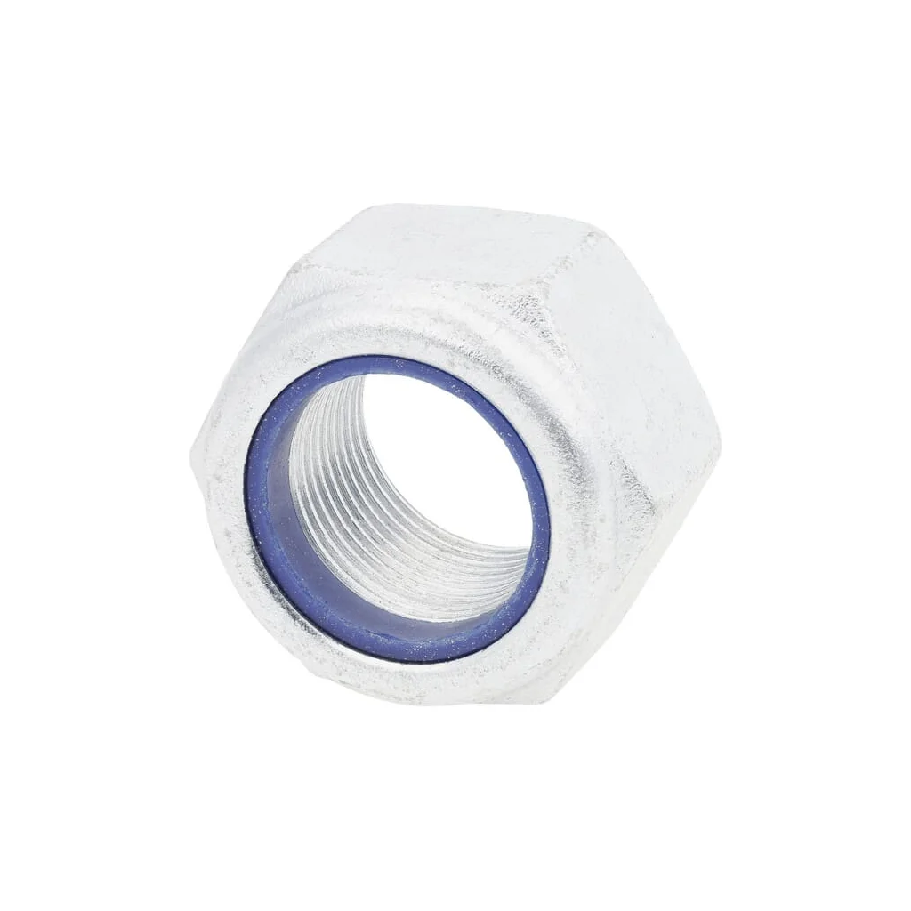Piuliță hexagonală autoblocantă joasă cu inserție plastic DIN985 M30x2mm oțel zincat grupa 10 Kramp 98530210