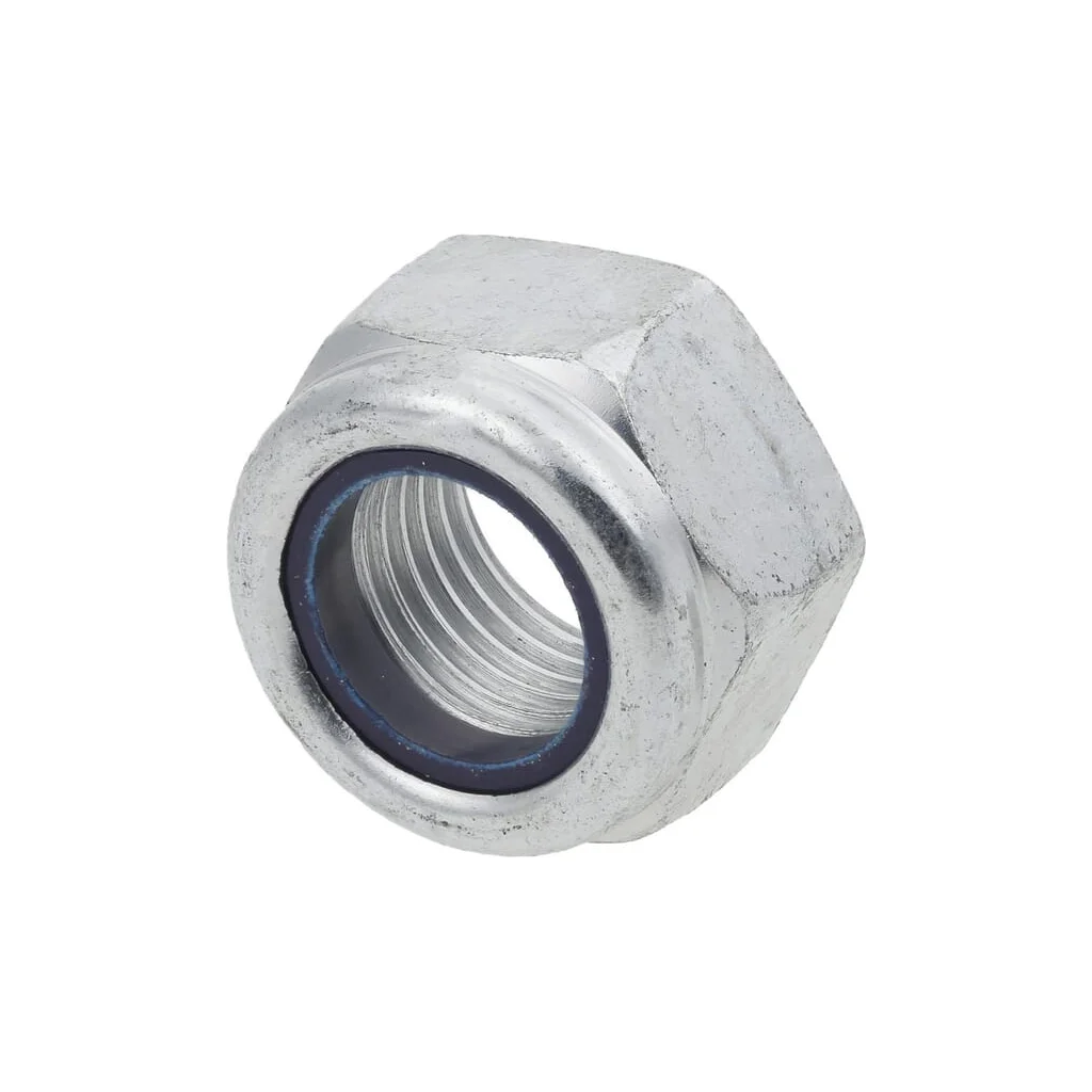Piuliță hexagonală autoblocantă joasă cu inserție plastic DIN985 M20x2mm oțel zincat grupa 10 Kramp 98520210
