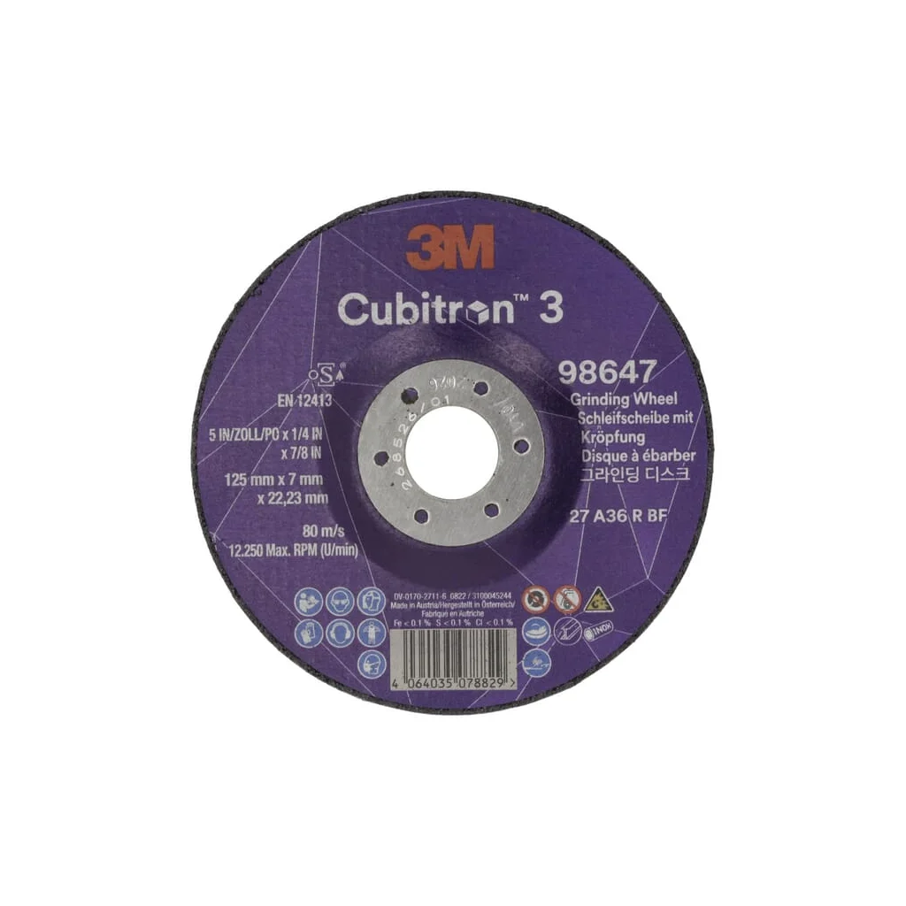 Disc de debavurare Cubitron 3 125mm 98647