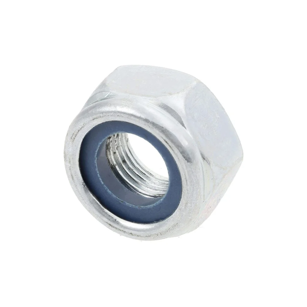 Piuliță hexagonală autoblocantă joasă cu inserție plastic DIN985 M10x1mm oțel zincat grupa 10 Kramp 98510110
