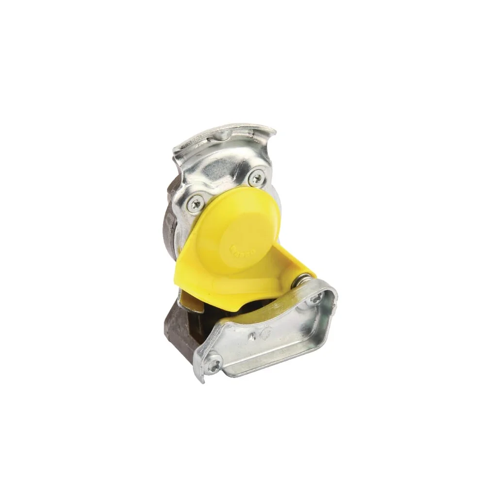 Cuplă aer galbenă cu supapă M16x1,5mm 9522002220