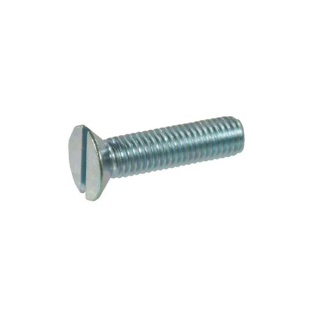Șurub cap înecat crestat DIN963 ISO2009 M10x50mm oțel placat cu zinc grupa 4.8 Kramp 9631050P100