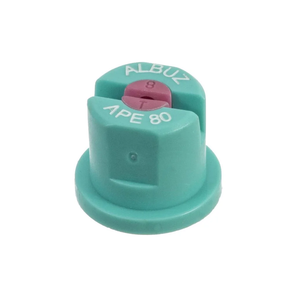 Duză ventilator plat APE 80°, albastru deschis, ceramică, Albuz APE80TURQUOISE