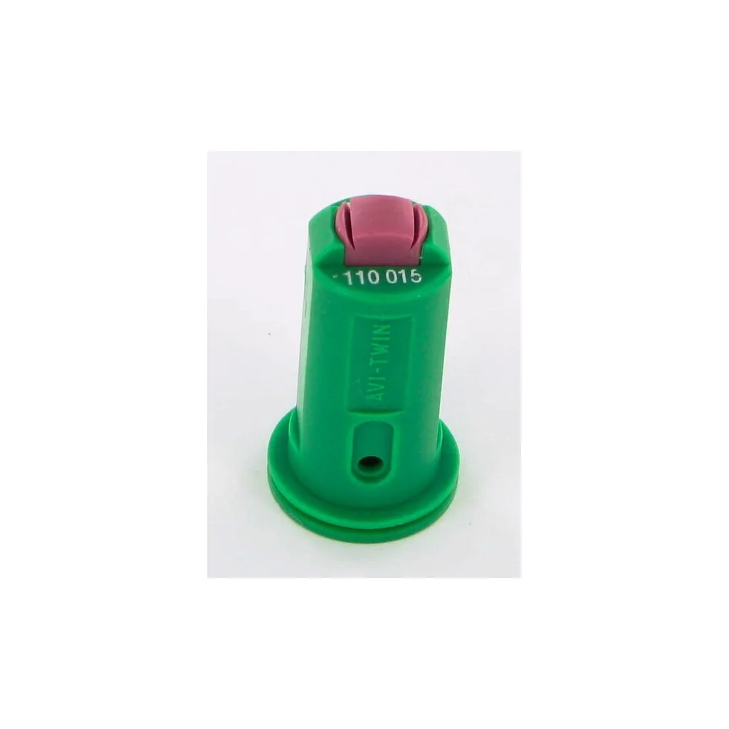 Duză dublă cu ventilator pentru injecție de aer AVI TWIN 110° 015 verde ceramic Albuz AVITWIN110015