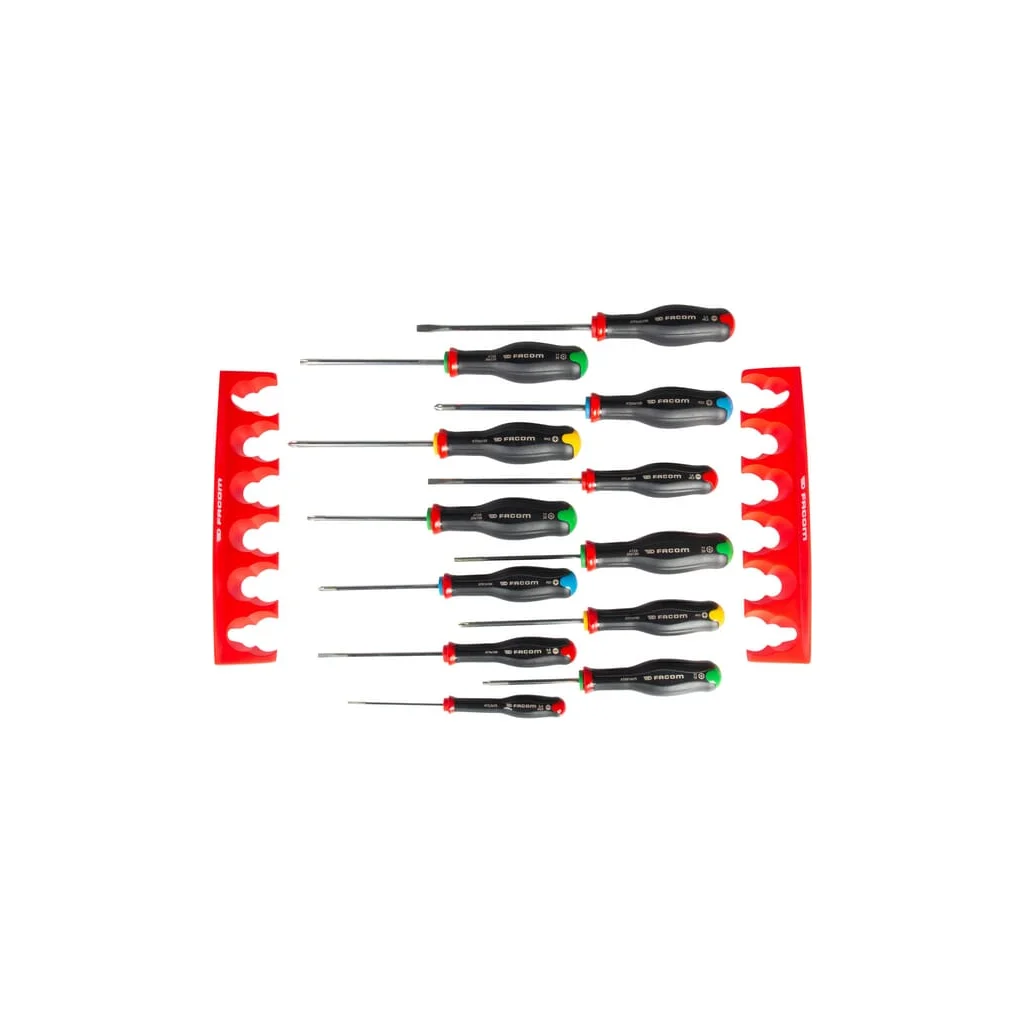 Set șurubelnițe, 12 buc. ATJ12R2PB
