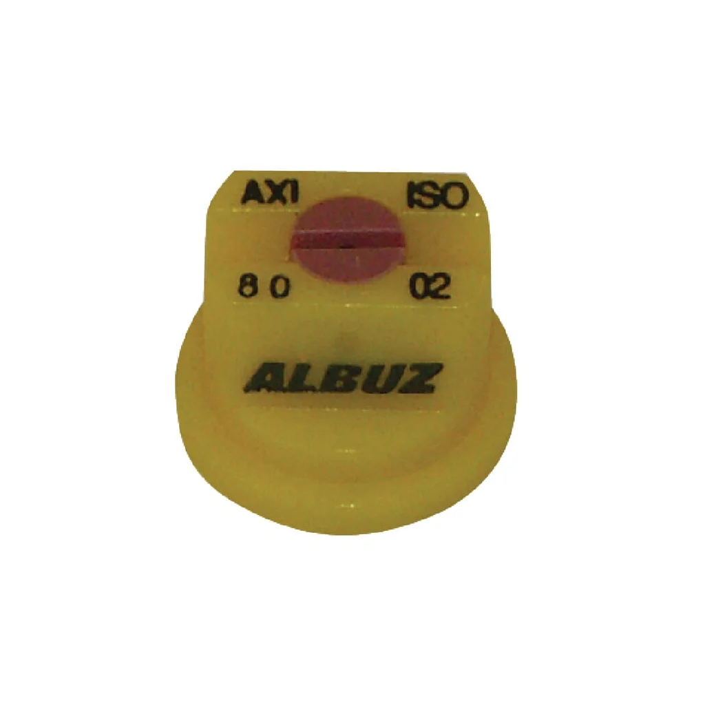 Duză ventilator plat AXI 80° 02, galben, ceramică, Albuz AXI8002