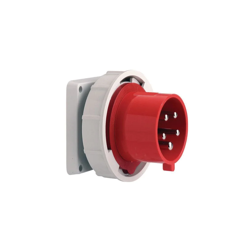 Priză utilaj, cu flanșă, 32A 5P 400V IP67 B0028109