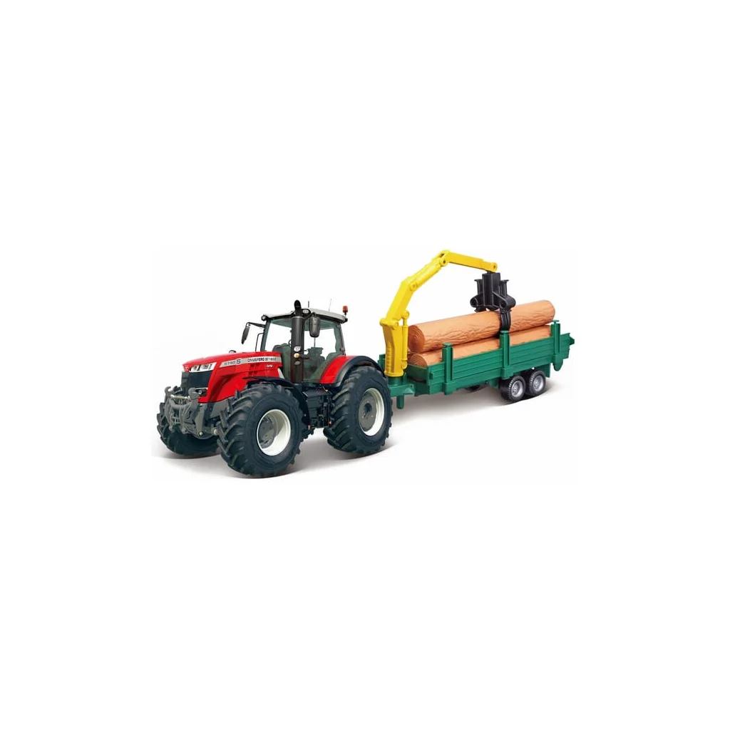Tractor Massey Ferguson 8700 cu remorcă de încărcat lemne BB1831659