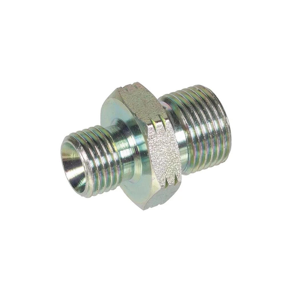 Adaptor Masculin/Masculin, 1/4" x 3/8" BSP cu orificiu Ø 1,0 mm BM0604R