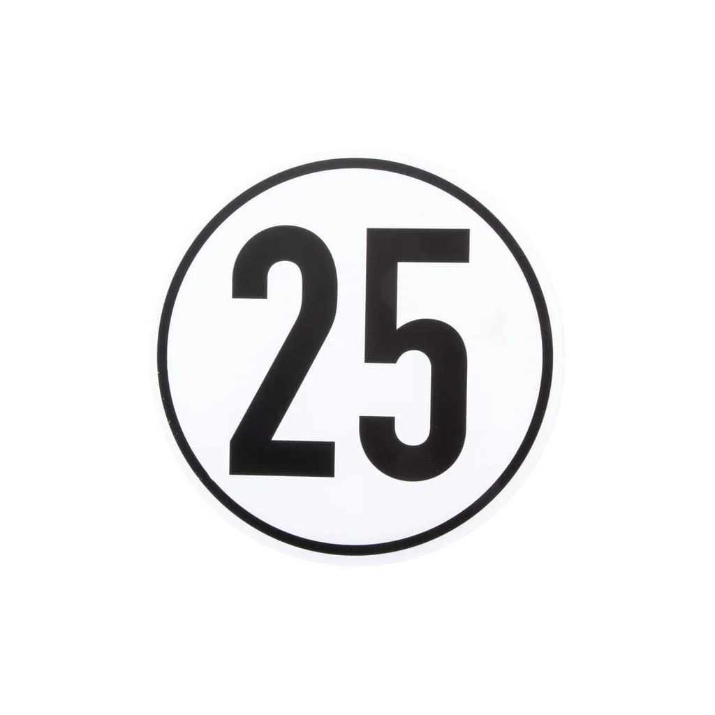 Plăcuţă indicatoare plastic BK25