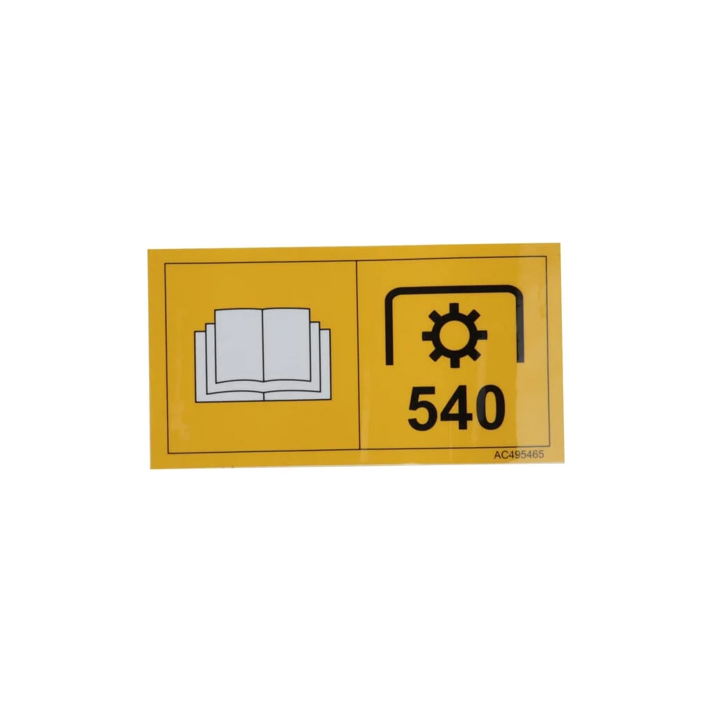 Autocolant priză de putere 540 AC495465