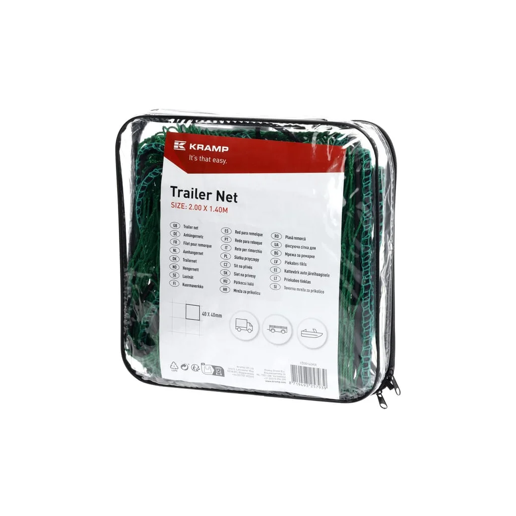 Plasă de încărcare remorcă 2.50x1.60m C250160KR
