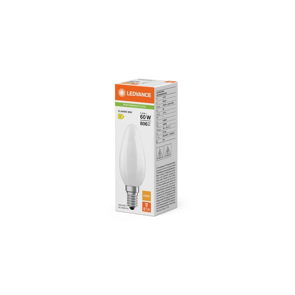 Lampă LED 5.9W 827 E14 CLB6082714FG5