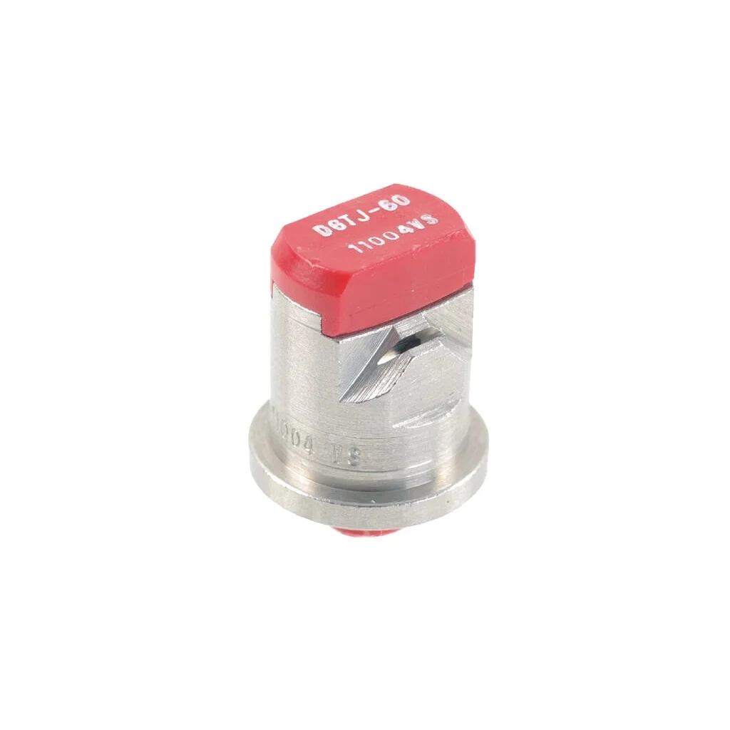 Duză ventilator dublu plat DGTJ 110° 04 TeeJet, roșie, din oțel inoxidabil DGTJ6011004VS