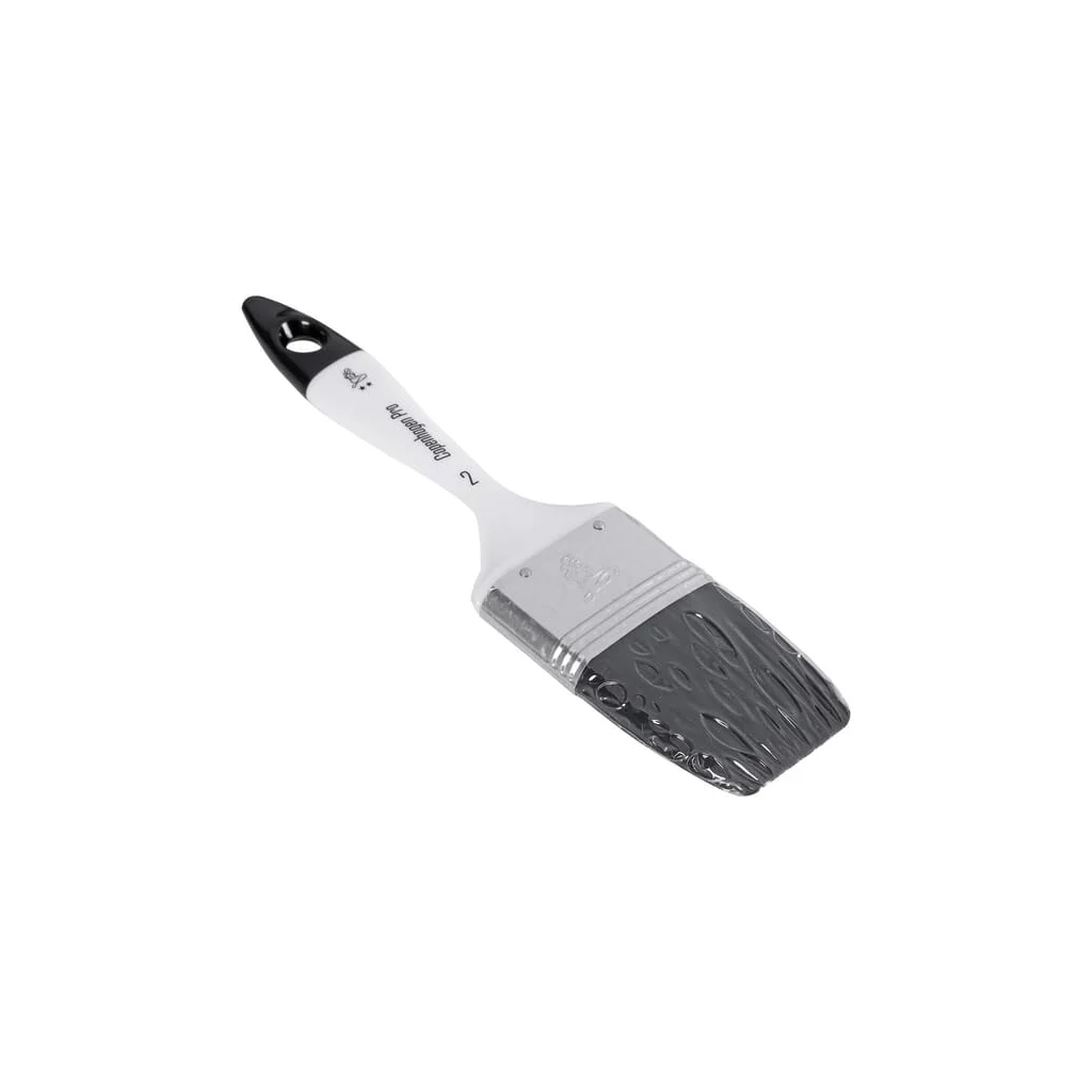 Perie plată universală, II stele, păr sintetic negru, 51mm CP2320420